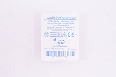 ITC Tenderfoot Newborn Depth 1.0mm, Length 2.5mm